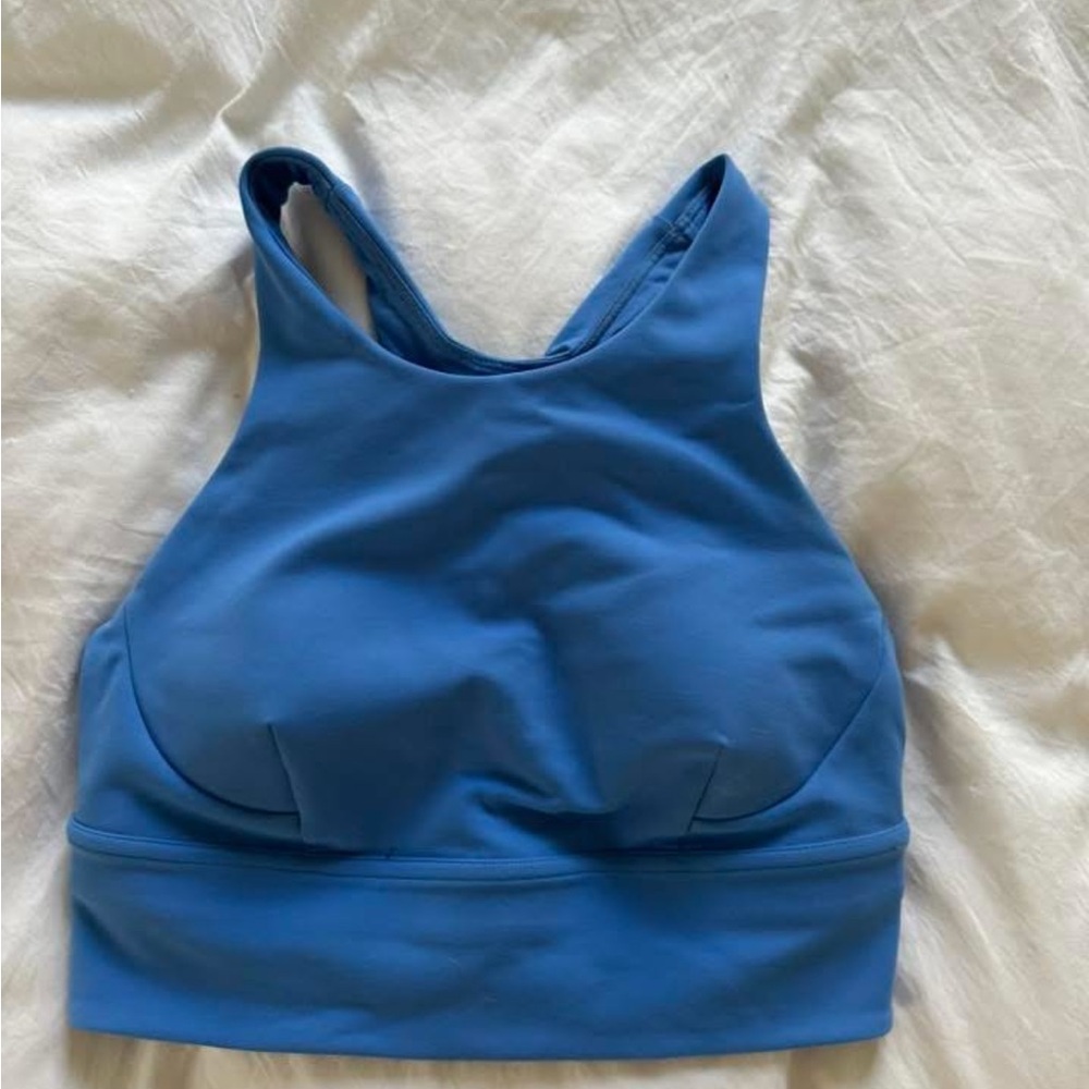 Lululemon Blue longline Sports Bra